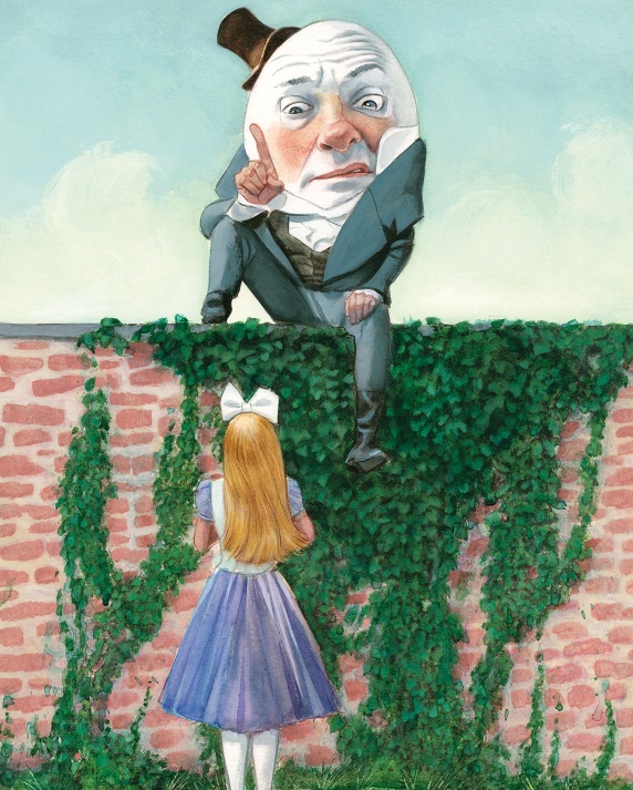 Ilustración de ALICIA A TRAVÉS DEL ESPEJO