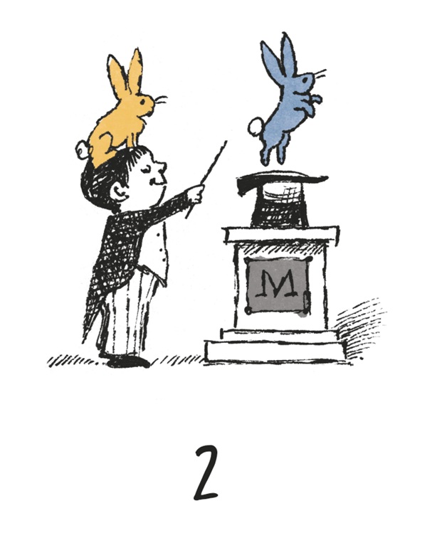 Ilustración de DIEZ CONEJITOS