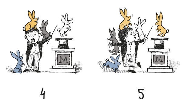 Ilustración de DIEZ CONEJITOS