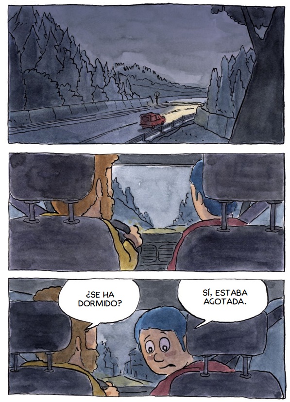 Ilustración de JO y los tres abrigos
