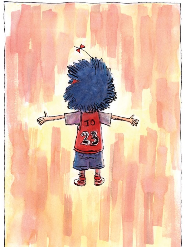 Ilustración de JO y los tres abrigos