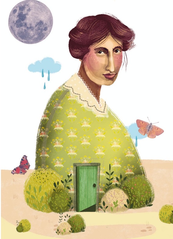 Ilustración de Mujeres que jugaban al escondite