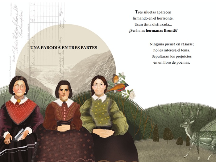 Ilustración de Mujeres que jugaban al escondite
