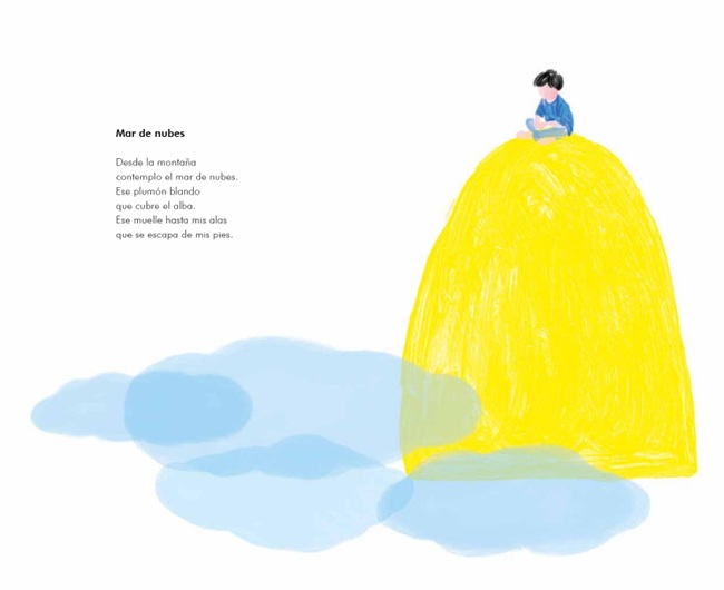 Ilustración de BANDADA DE NUBES