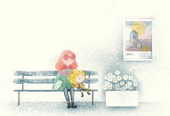 Ilustración de La NIÑA LEONA