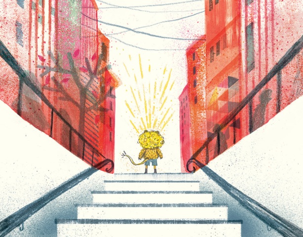 Ilustración de La NIÑA LEONA