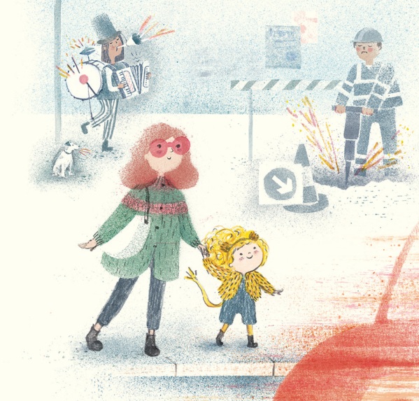 Ilustración de La NIÑA LEONA