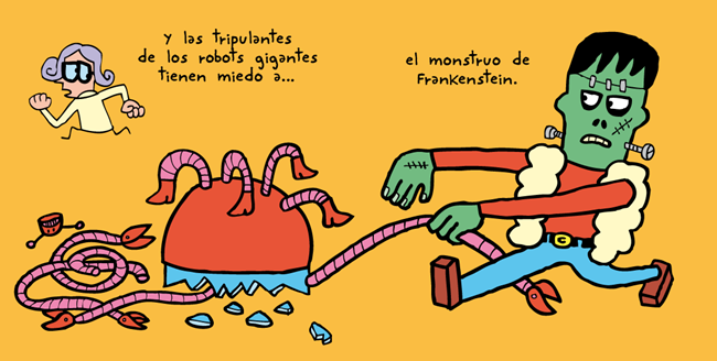 Ilustración de Los MONSTRUOS también tienen MIEDO