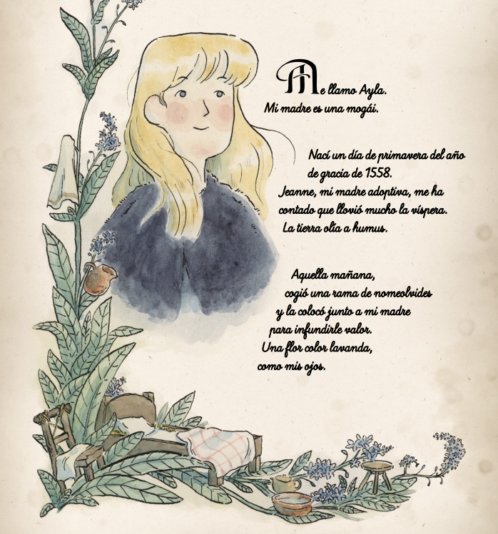 Ilustración de El libro de Ayla