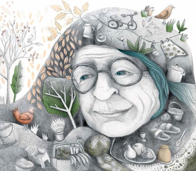 Ilustración de Las manos de mi abuela