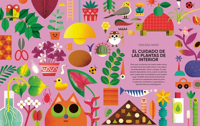 Ilustración de UNA JUNGLA EN TU SALÓN