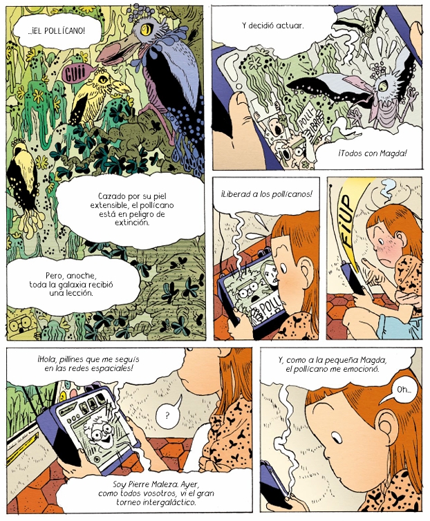 Ilustración de Magda, cocinera intergaláctica 2
