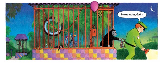 Ilustración de Buenas noches, Gorila
