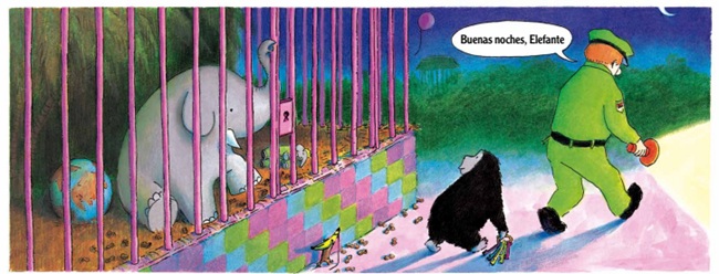 Ilustración de Buenas noches, Gorila