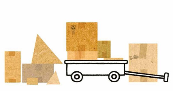 Ilustración de NO ES UNA CAJA ES UNA CIUDAD