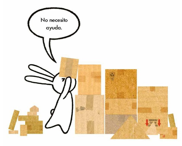 Ilustración de NO ES UNA CAJA ES UNA CIUDAD