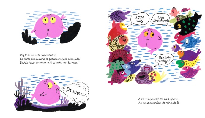 Ilustración de Pez Culo