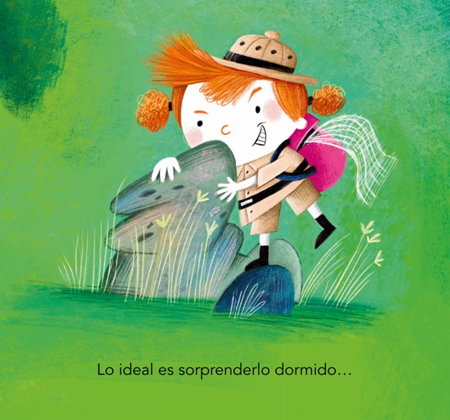 Ilustración de No es fácil vestir a un león