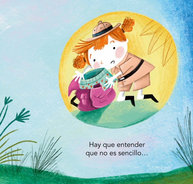 Ilustración de No es fácil vestir a un león