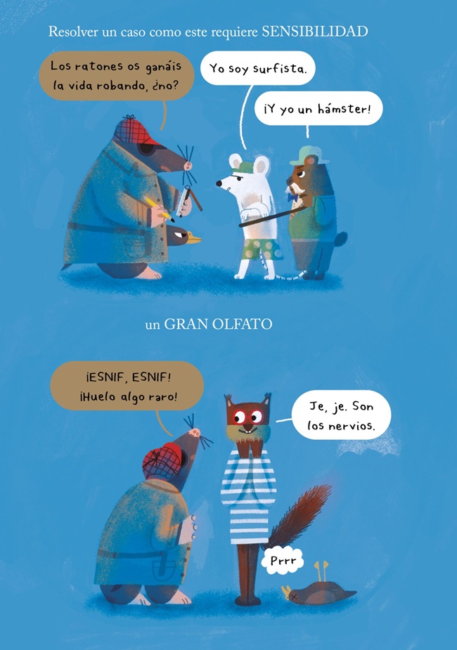 Ilustración de Detective Topo y el collar de la condesa