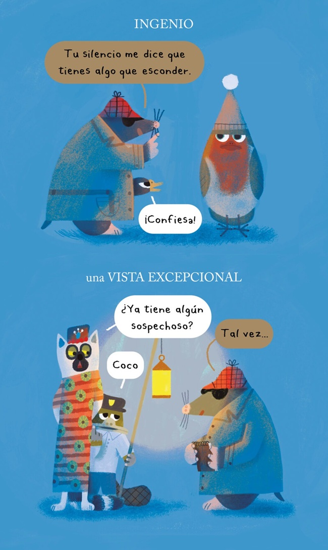 Ilustración de Detective Topo y el collar de la condesa