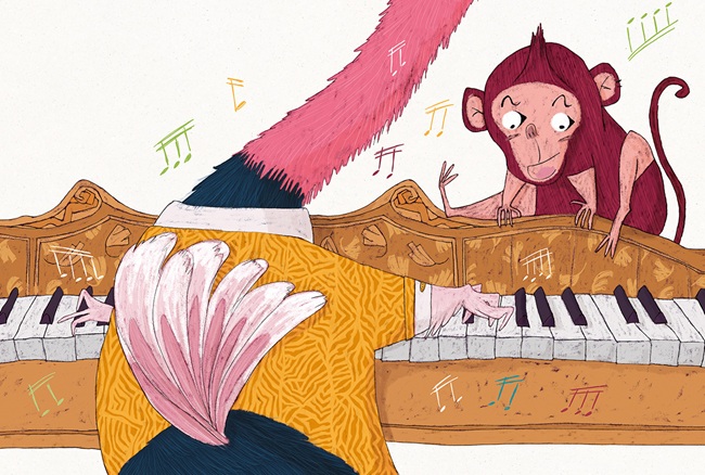 Ilustración de LA MONA MAIMONA
