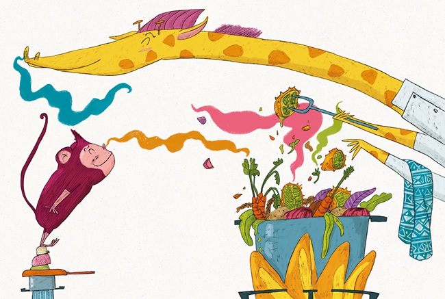 Ilustración de LA MONA MAIMONA