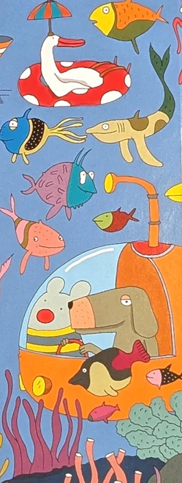 Ilustración de Serafina. De vacaciones