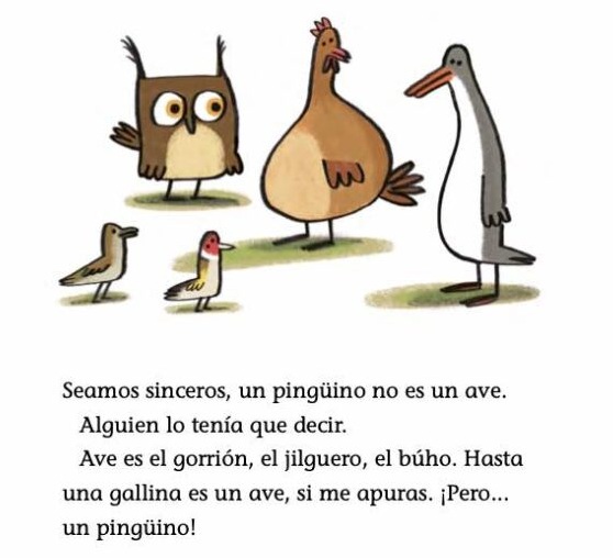 Ilustración de EL PINGÜINO QUE VOLÓ