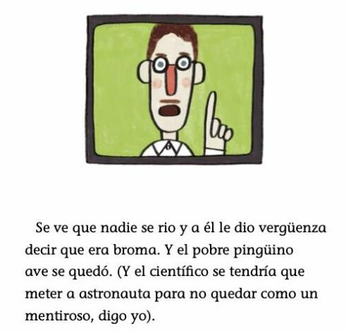 Ilustración de EL PINGÜINO QUE VOLÓ