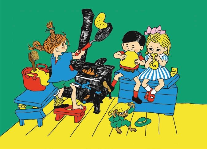 Ilustración de EL LIBRO DE COCINA DE PIPPI CALZASLARGAS