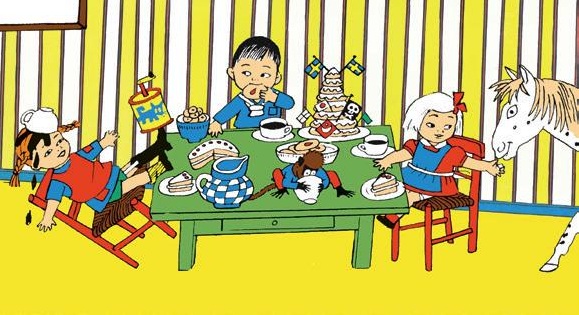 Ilustración de EL LIBRO DE COCINA DE PIPPI CALZASLARGAS