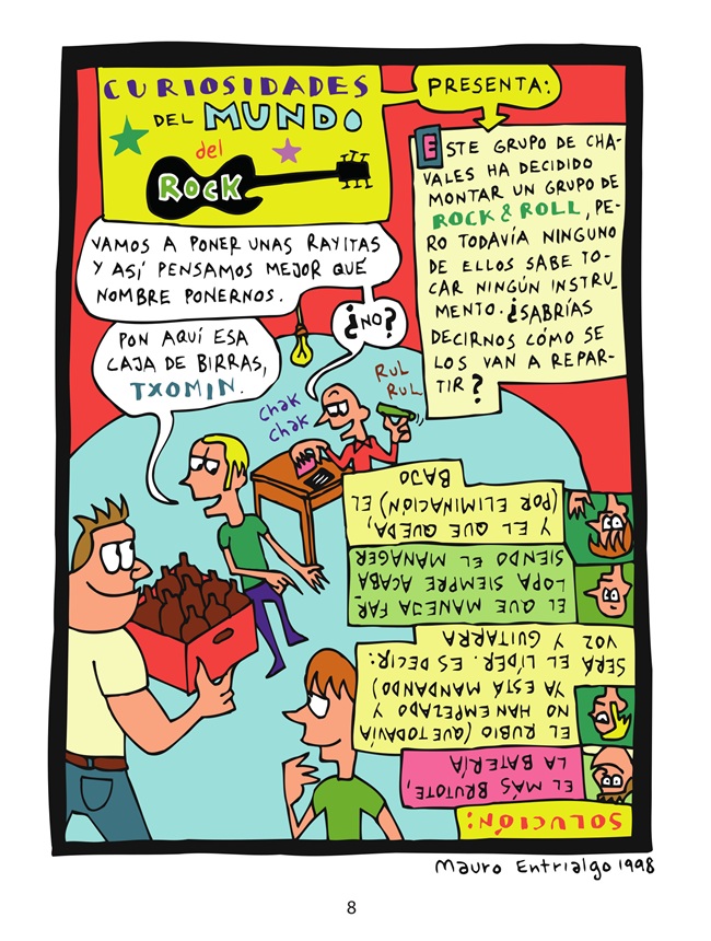 Ilustración de Curiosidades del mundo del rock
