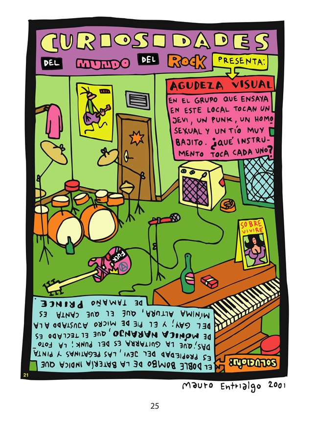 Ilustración de Curiosidades del mundo del rock