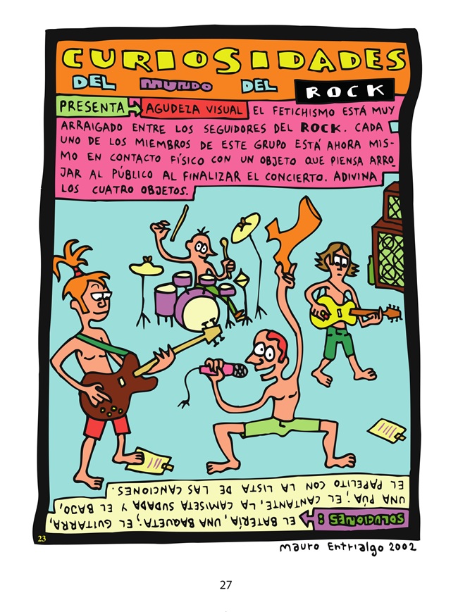 Ilustración de Curiosidades del mundo del rock