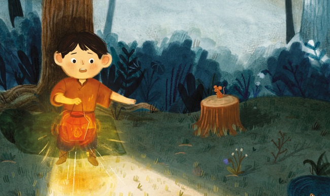 Ilustración de NING Y LOS ESPÍRITUS DE LA NOCHE