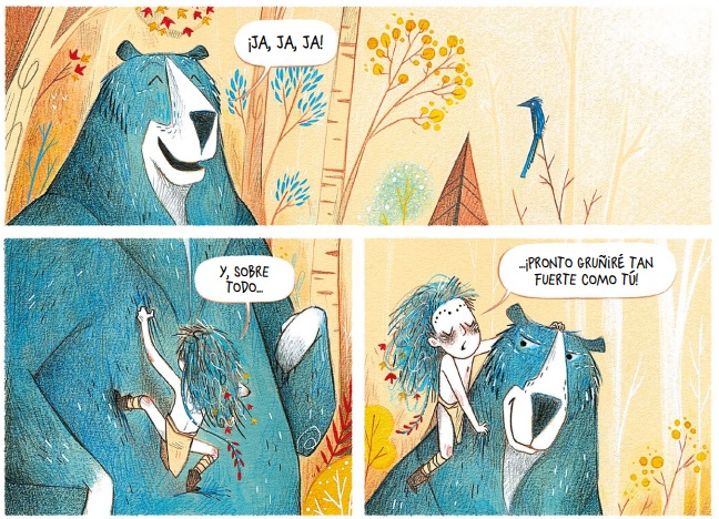 Ilustración de Elma, una vida de osa