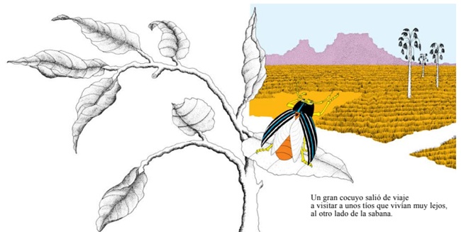 Ilustración de El Cocuyo y la Mora