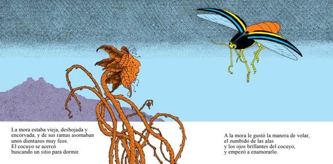 Ilustración de El Cocuyo y la Mora