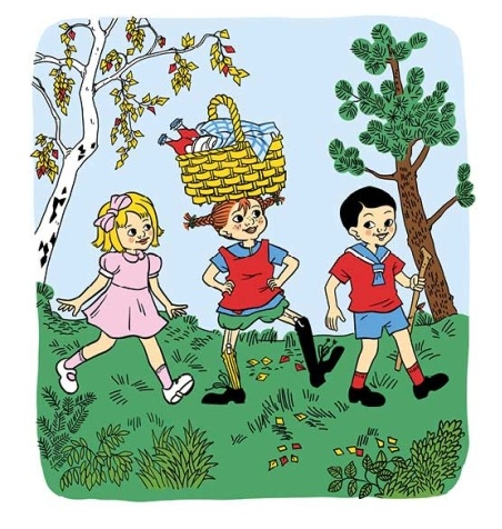 Ilustración de PIPPI va de excursión