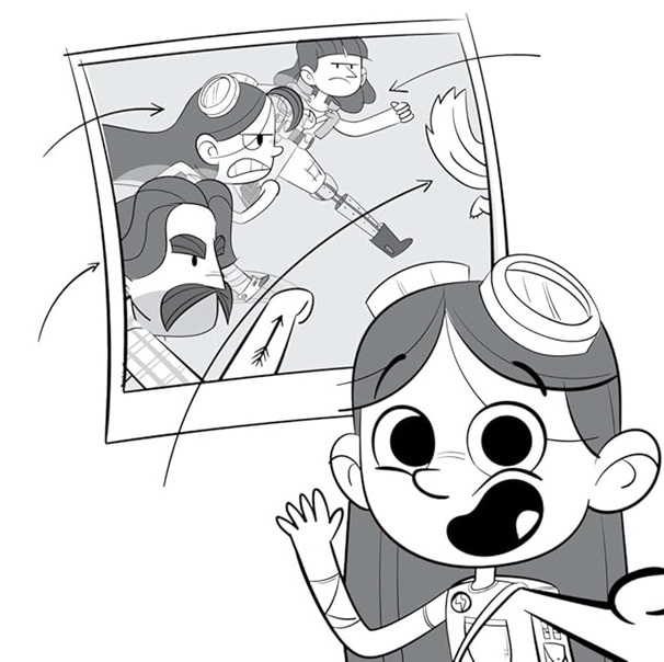 Ilustración de SAFIRA SPARKS y los CAZADORES de MONSTRUOS