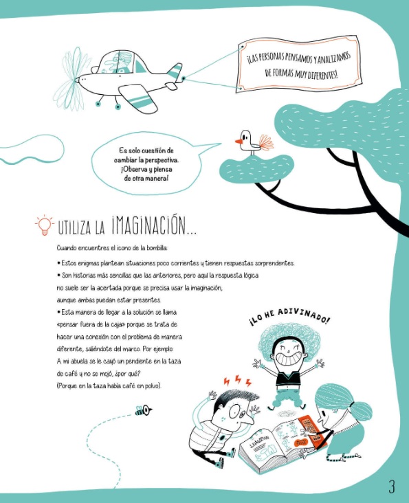 Ilustración de Cuaderno especial de enigmas