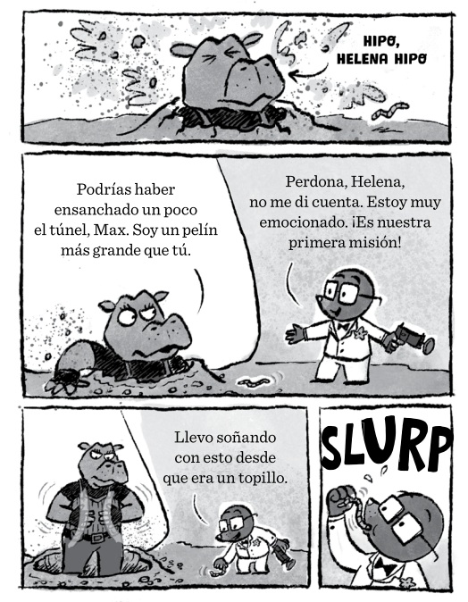 Ilustración de MAX TOPO, AGENTE SECRETO