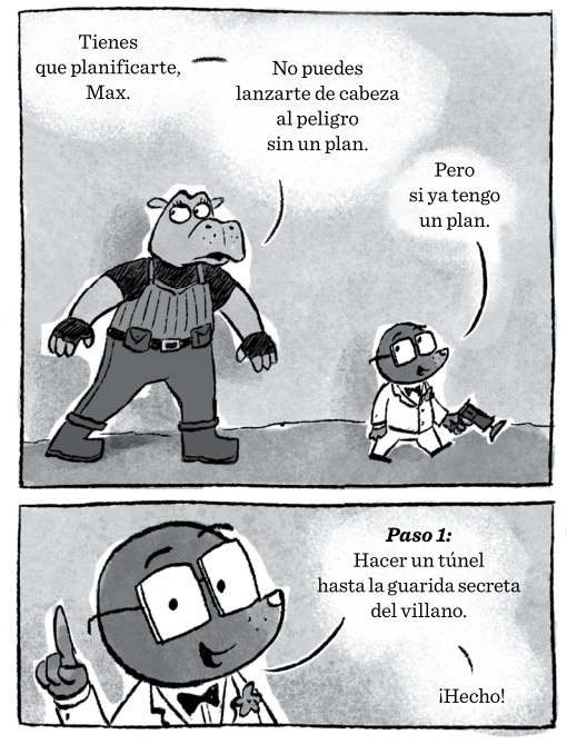 Ilustración de MAX TOPO, AGENTE SECRETO