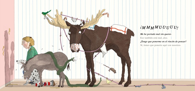 Ilustración de El rincón de pensar