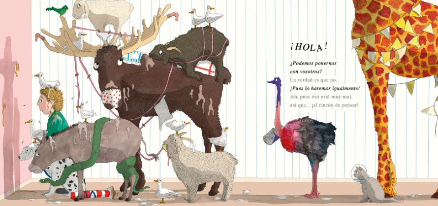Ilustración de El rincón de pensar