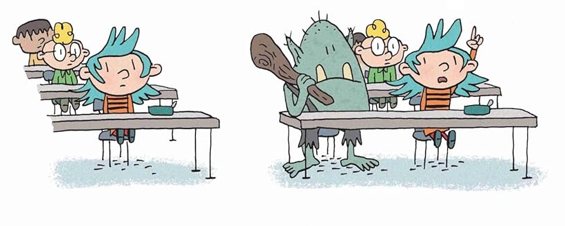Ilustración de AURORA Y EL ORCO