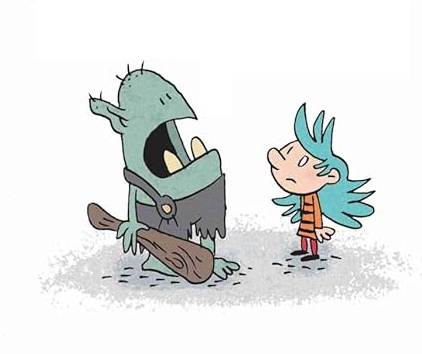 Ilustración de AURORA Y EL ORCO