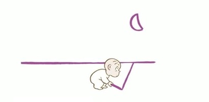 Ilustración de HAROLD Y EL LÁPIZ MORADO
