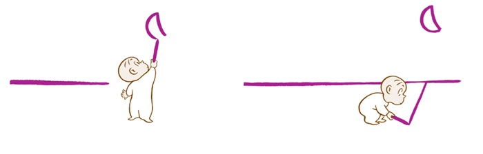 Ilustración de HAROLD Y EL LÁPIZ MORADO